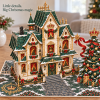 Royal Christmas House Pop-Up Card – 3D Greeting Card & Christmas Gift