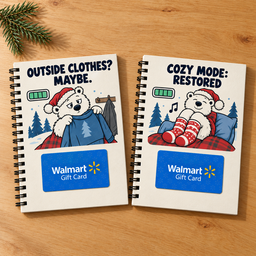 Personalized Christmas Gift Card Book & Money Holder DIY for Kids, Teens & Adults – Do Not Wake