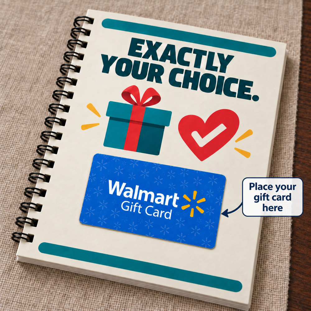 Personalized Christmas Gift Card Book & Money Holder DIY for Kids, Teens & Adults – Not Socks