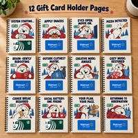 Personalized Christmas Gift Card Book & Money Holder DIY for Kids, Teens & Adults – Do Not Wake