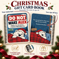 Personalized Christmas Gift Card Book & Money Holder DIY for Kids, Teens & Adults – Do Not Wake