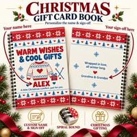 Personalized Christmas Gift Card Book & Money Holder DIY for Kids, Teens & Adults – Warm Wishes & Cool Gifts