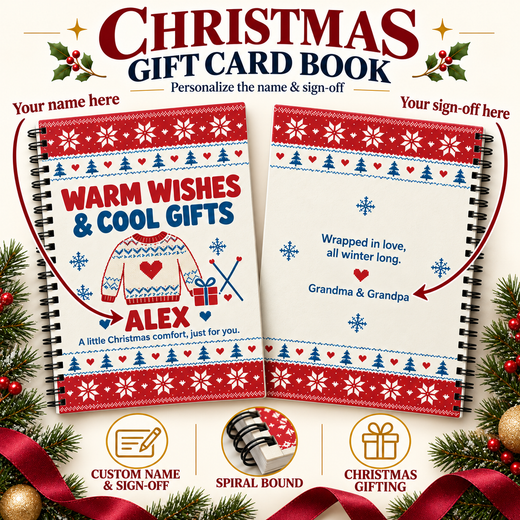X-Mas Gift Card Books