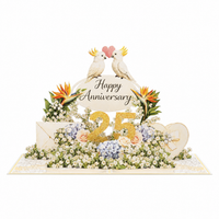 Cockatoo Garden 25th Anniversary Pop-Up Card