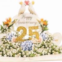 Cockatoo Garden 25th Anniversary Pop-Up Card