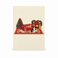 Cozy Christmas Dogs Pop-Up Card – 3D Greeting Card & Christmas Gift