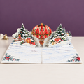 Santa’s Christmas Hot Air Balloon Pop-Up Card – 3D Greeting Card & Christmas Gift