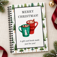 Soul of Papers - Christmas Gift Card Book for Kids, Teens & Adults – 12 -Pocket Accordion Gift Card & Money Holder