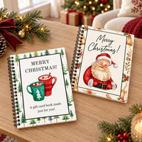 Soul of Papers - Christmas Gift Card Book for Kids, Teens & Adults – 12 -Pocket Accordion Gift Card & Money Holder