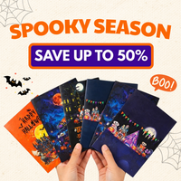 Spooky Season Sale – Halloween 3D Pop-Up Card Collection (Up to 50% Off)