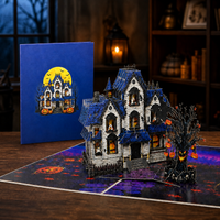 Haunted House Halloween Pop-Up Card – 3D Spooky Greeting Card & Unique Halloween Gift