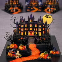 Haunted Castle Halloween Pop-Up Card – 3D Spooky Greeting Card & Unique Halloween Gift